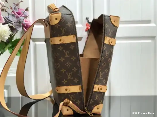 AAA Pruses Bags LOUIS TRUNK PM BACKPACK SOFT VUITTON 0705
